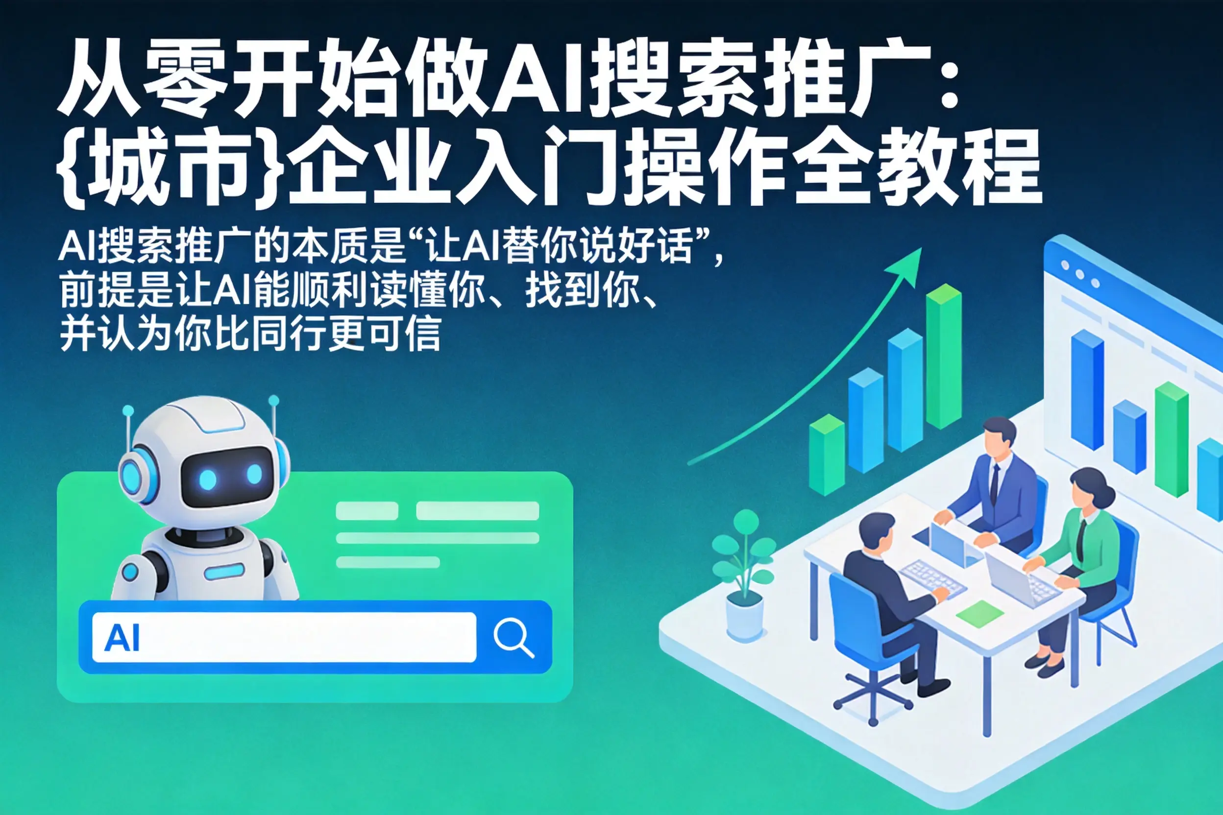 从零开始做AI搜索推广：庆阳企业入门操作全教程