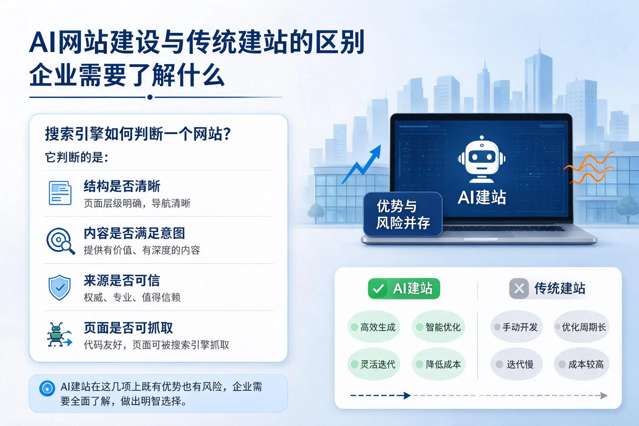 AI网站建设与传统建站的区别,庆阳企业需要了解什么