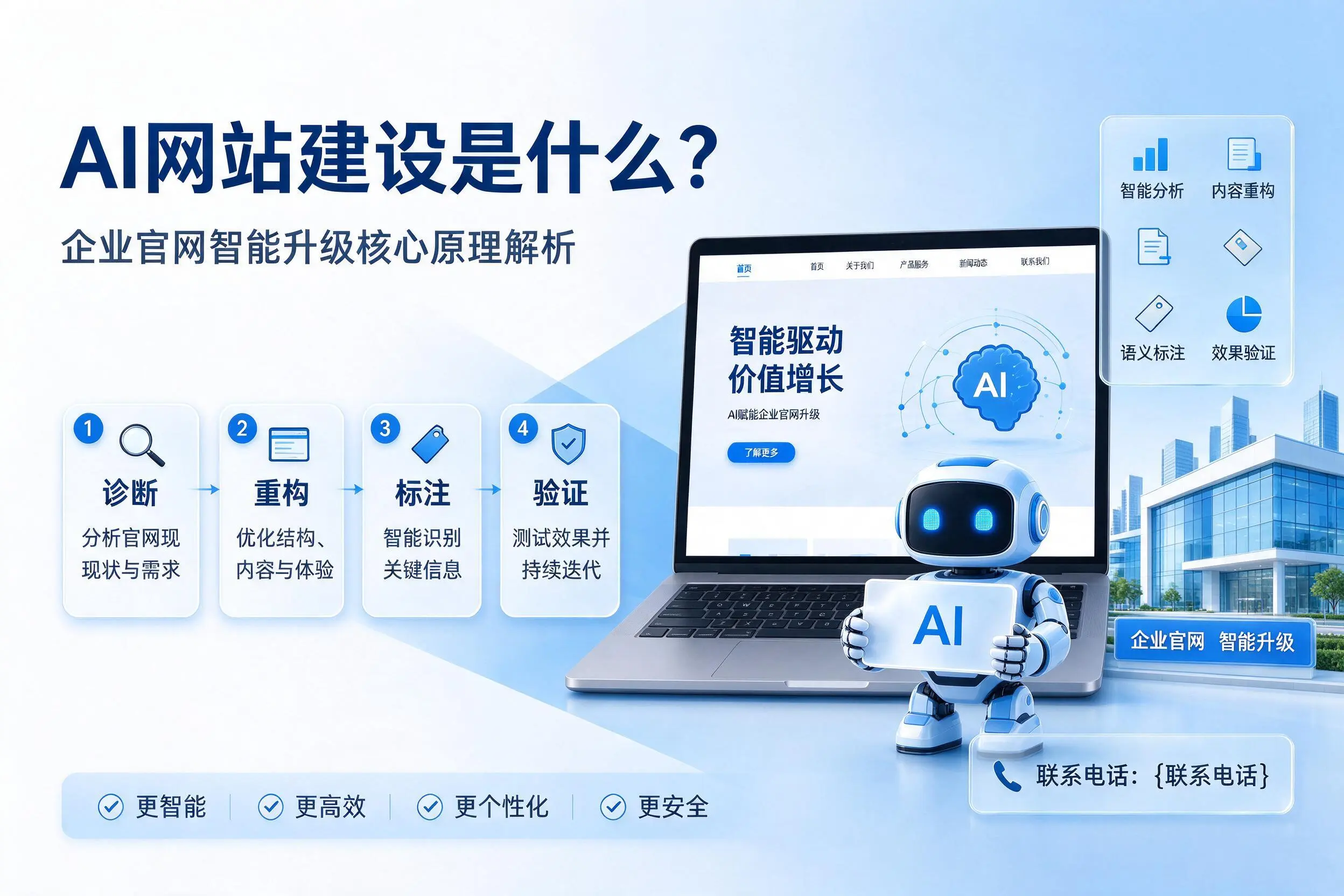 AI网站建设是什么？庆阳企业官网智能升级核心原理解析