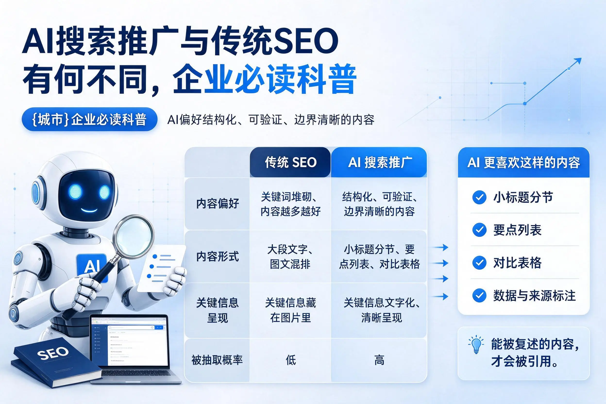 AI搜索推广与传统SEO有何不同,庆阳企业必读科普
